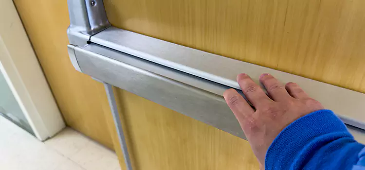 Installing a Push Bar on a Door Buffalo